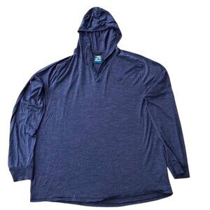 Icebreaker Merino Wool Blend Cool-Lite Hoodie Blue Men’s XL